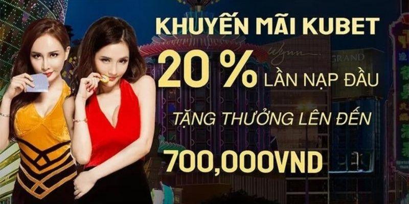 Khuyến mãi Kubet cho hội viên nạp đầu